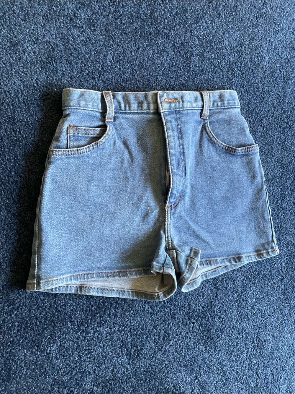 Moda International Light Blue Denim Jean Shorts